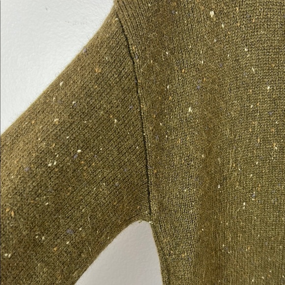Aritzia Talula Olive Angora Wool Cashmere Blend Knit Pullover Size Small - Picture 3 of 9